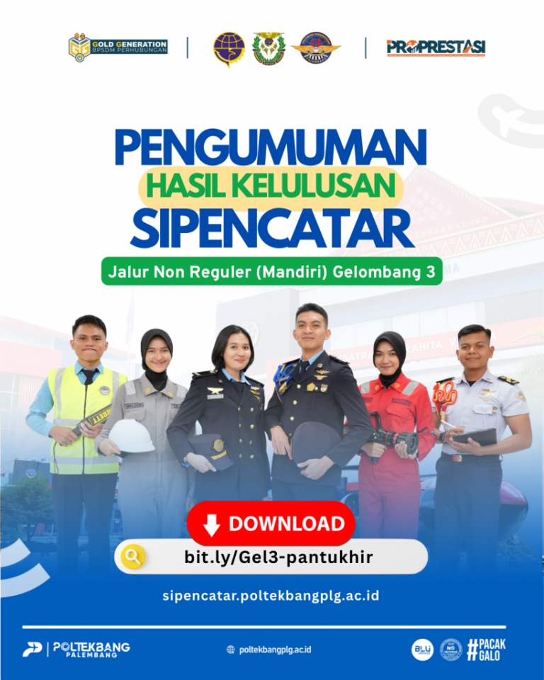 Hasil Kelulusan SIPENCATAR Jalur Non Reguler (Mandiri) Gelombang 3 Tahun Akademik 2025/2026