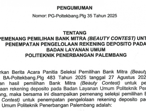 Pengumuman Pemenang Pemilihan Bank Mitra (Beauty Contest)