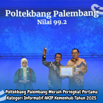 Poltekbang Palembang Raih Peringkat Pertama Kategori Informatif AKIP Kemenhub 2025