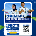 Hasil Seleksi Administrasi SIPENCATAR Jalur Non Reguler Gelombang I Tahun 2026 Poltekbang Palembang