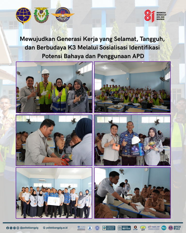 Wujudkan Generasi Kerja yang Selamat, Tangguh, dan Berbudaya K3 Melalui Sosialisasi Identifikasi Potensi Bahaya dan Penggunaan APD