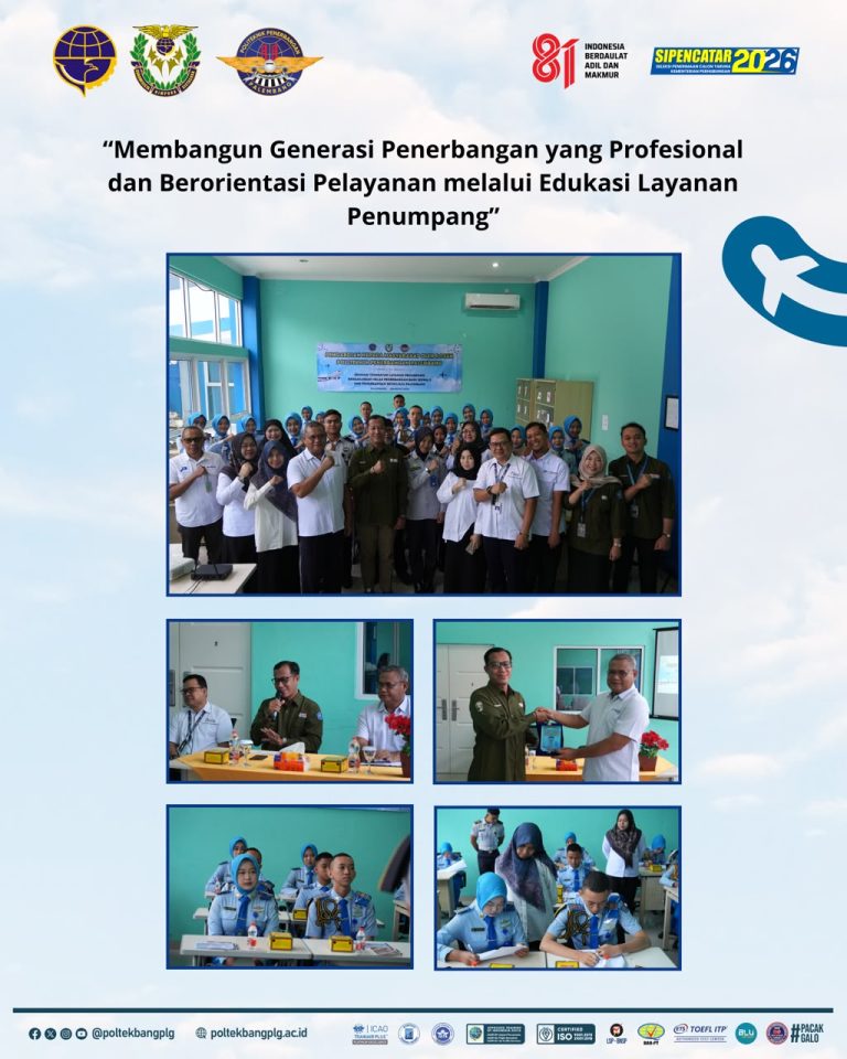 Membangun Generasi Penerbangan yang Profesional dan Berorientasi Pelayanan melalui Edukasi Layanan Penumpang