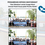 Dari Matahari Untuk Sungai Musi : Inovasi Panel Surya pada Perahu Ketek
