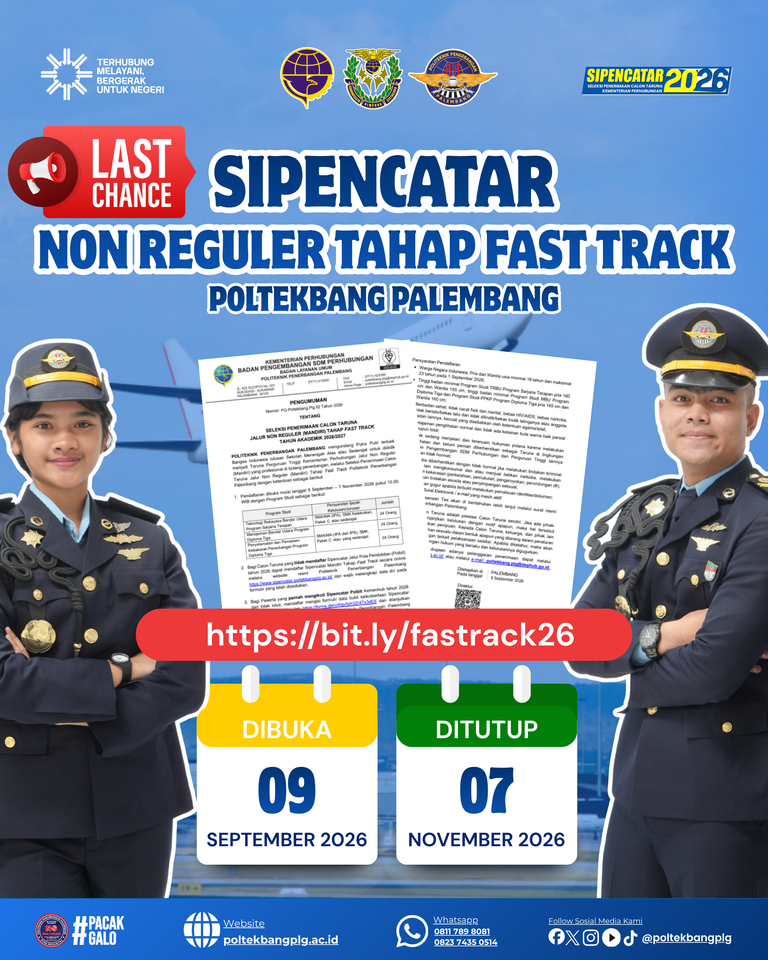 KESEMPATAN TERAKHIR!!! SIPENCATAR Non Reguler Tahap Fast Track 2026