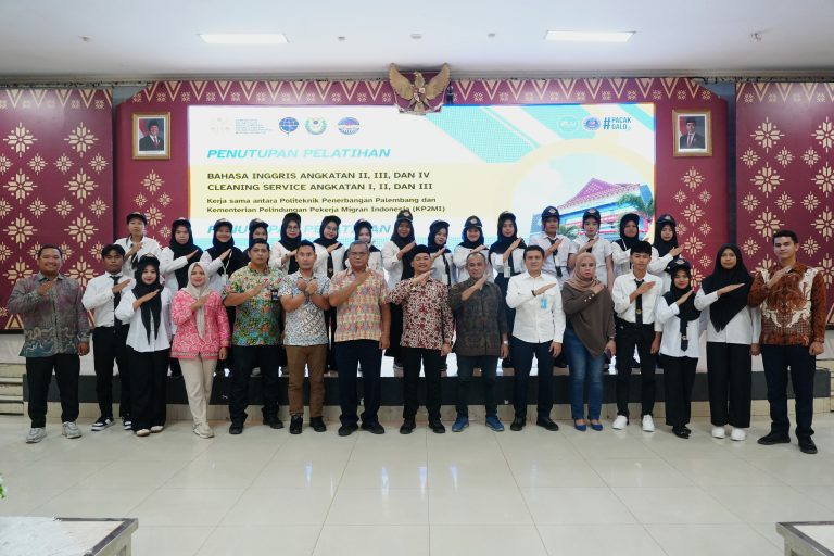Politeknik Penerbangan Palembang Tutup Pelatihan Bahasa Inggris, Cleaning Service, dan General Instructor Course